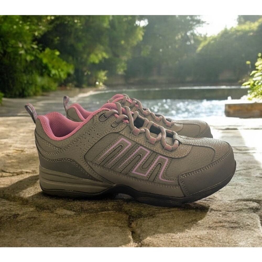 NEW Women's Hytest Safety Footwear Athletic Shoes Steel Toe Lowtop Sz 6